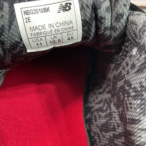 New Balance Mens Golf Shoes NBG2010BK Black Camo Spikeless Size 11 2E Wide - Picture 5 of 6